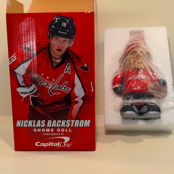 Washington Capitals Nicklaus Backstrom Gnome Doll New - Picture 1 of 1